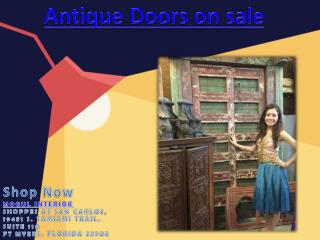 Antique Doors on sale
