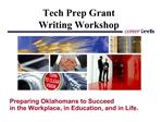 Tech Prep Grant Writing Workshop