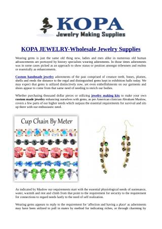 KOPA JEWELRY-Wholesale Jewelry Supplies