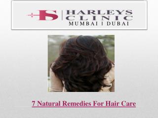 7 Natural Remedies For Hair Care