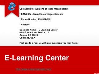 Excel Courses Online - E-Learning Center