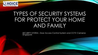 Door access control system singapore for protect your home