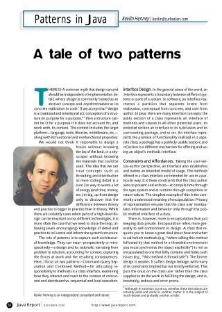 A Tale of Two Patterns