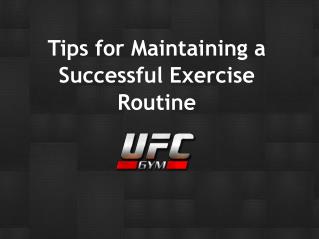 How to Successfully Stay on an Exercise Program