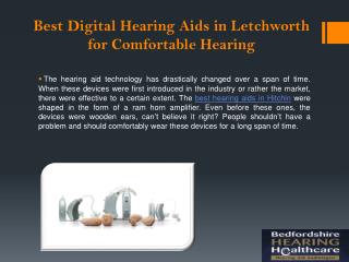 Best Digital Hearing Aids in Letchworth for Comfortable Hearing