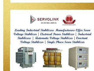 Servo Voltage Stabilizer Manufacturers