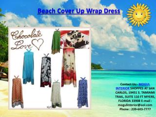 Beach Cover Up Wrap Dress