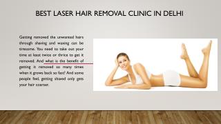 Choose the best laser hair removal clinic in Delhi