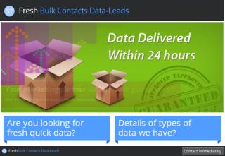 Purchase trusted and fresh bulk contacts data leads UK