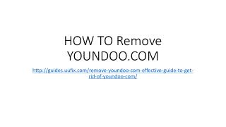 How to remove youndoo.com