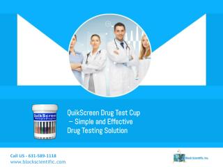 QuikScreen Drug Test Cup – Simple and Effective Drug Testing Solution