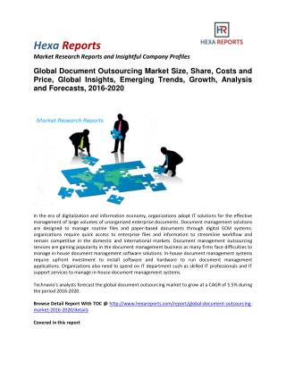 Global Document Outsourcing Market Size, Share, Analysis and Forecasts, 2016-2020