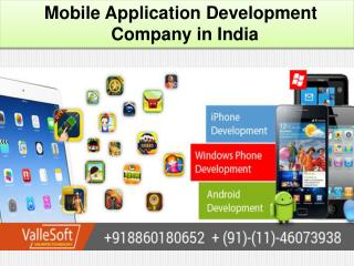 Mobile Application Development Company in Delhi