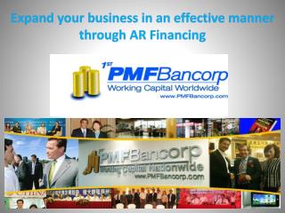 Expand your business in an effective manner through AR Financing