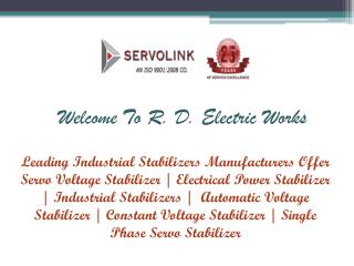 Servo Voltage Stabilizer in Delhi