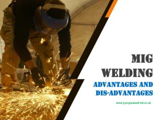 Mig Welding Advantages And Disadvantages