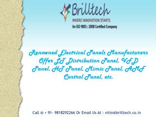 VFD Panel Manufacturers India, Wholesalers Canada