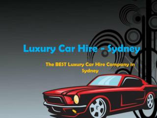 Super Car Rental Sydney