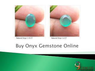 Buy Onyx Gemstone Online