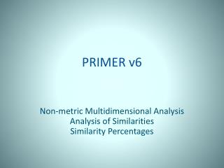 PRIMER v6