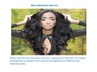 Hair extensions near me