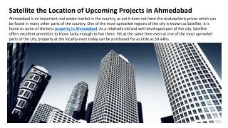 Satellite the Location of Upcoming Projects in Ahmedabad