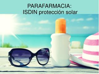 PARAFARMACIA - ISDIN protección solar