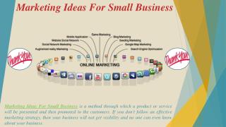 Marketing Ideas For Small Business - Lkupz.Com