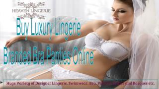 Shop Online For Luxury Lingerie, Bras and Panties