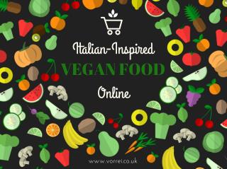 Italian Inspired Vegan Food Shopping Guide