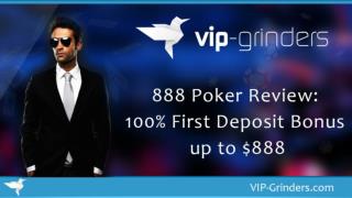 888 Poker Review: 100 % First Deposit Bonus up to $888 | Poker Training | Professional Online Poker