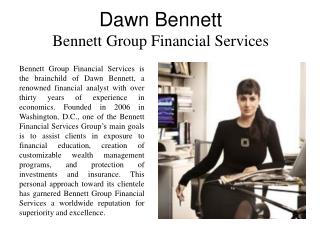 Dawn Bennett - Bennett Group Financial Services