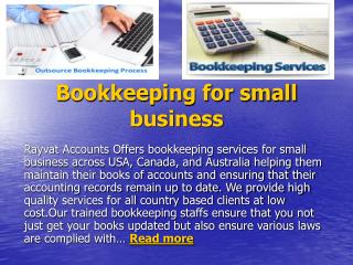 Outsourcing bookkeeping services