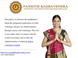 Welcome to Pandith Raghavendra in London