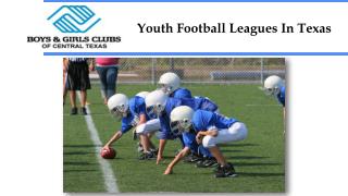 Youth Football Leagues In Texas