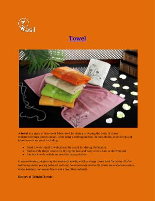 Towels In Turkey
