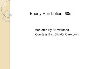 ebony lotion