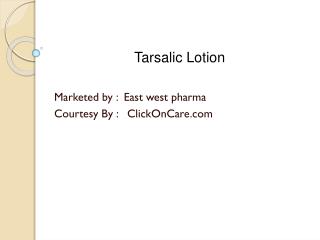 tarsalic lotion