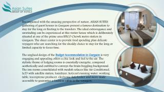 Asian Suites - Corporate Accommodation in Gurgaon