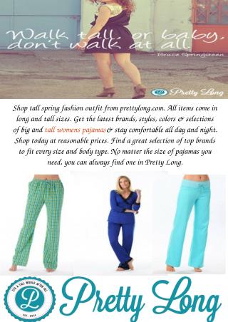 Tall Womens Pajamas