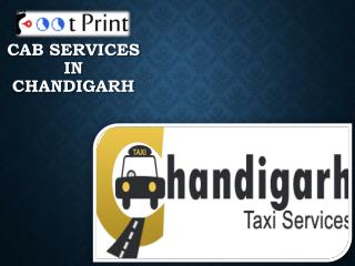 Cab Services in Chandigarh
