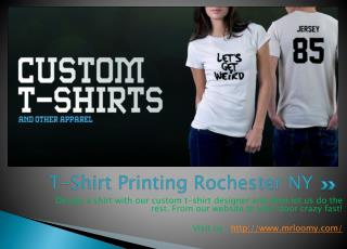 T-Shirt Printing Rochester NY