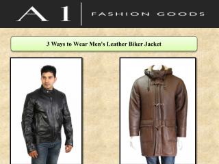 3 Ways tо Wеаr Mеn'ѕ Lеаthеr Bіkеr Jасkеt