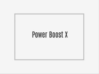 Power BoostX- Intensify Your Workout Outcomes