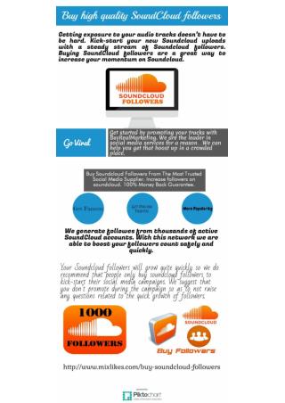 Buy SoundCloud Followers for Organic Clicks