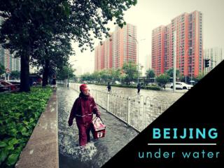 Beijing under water
