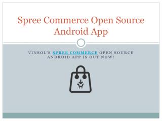 Spree Commerce Open Source Android App