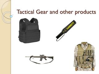 Weapon lights and tactical chest rigs