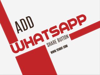 The Untold Secret To whatsapp share button In Less Than Ten Minutes