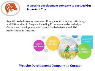 A website development company to succeed get important tips